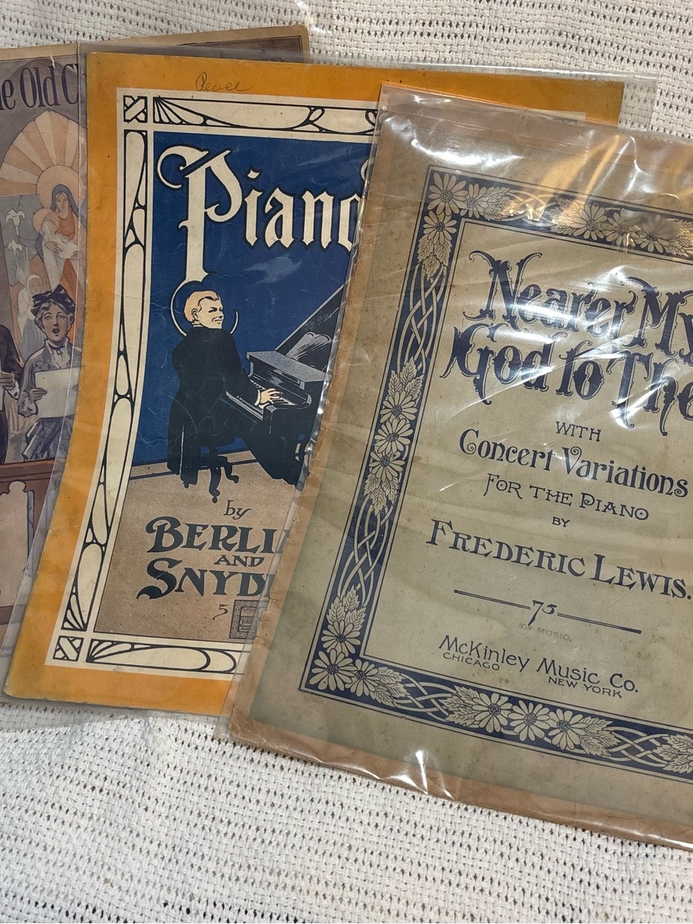 Vintage Sheet Music Set